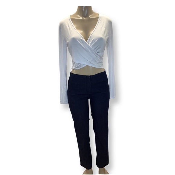 Focus 2000 Flat Denim Crop Pants Size 4 New Without Tags (Top Not Included) - Picture 2 of 6